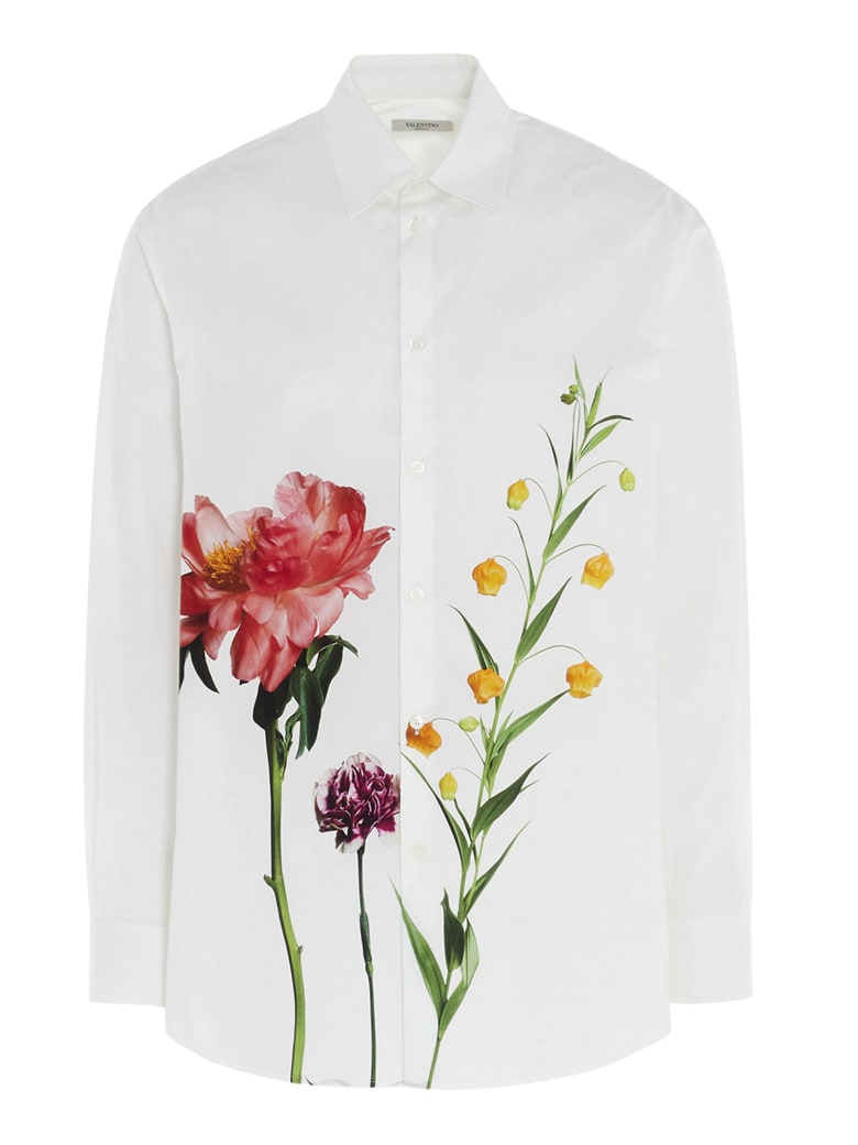 valentino button shirt