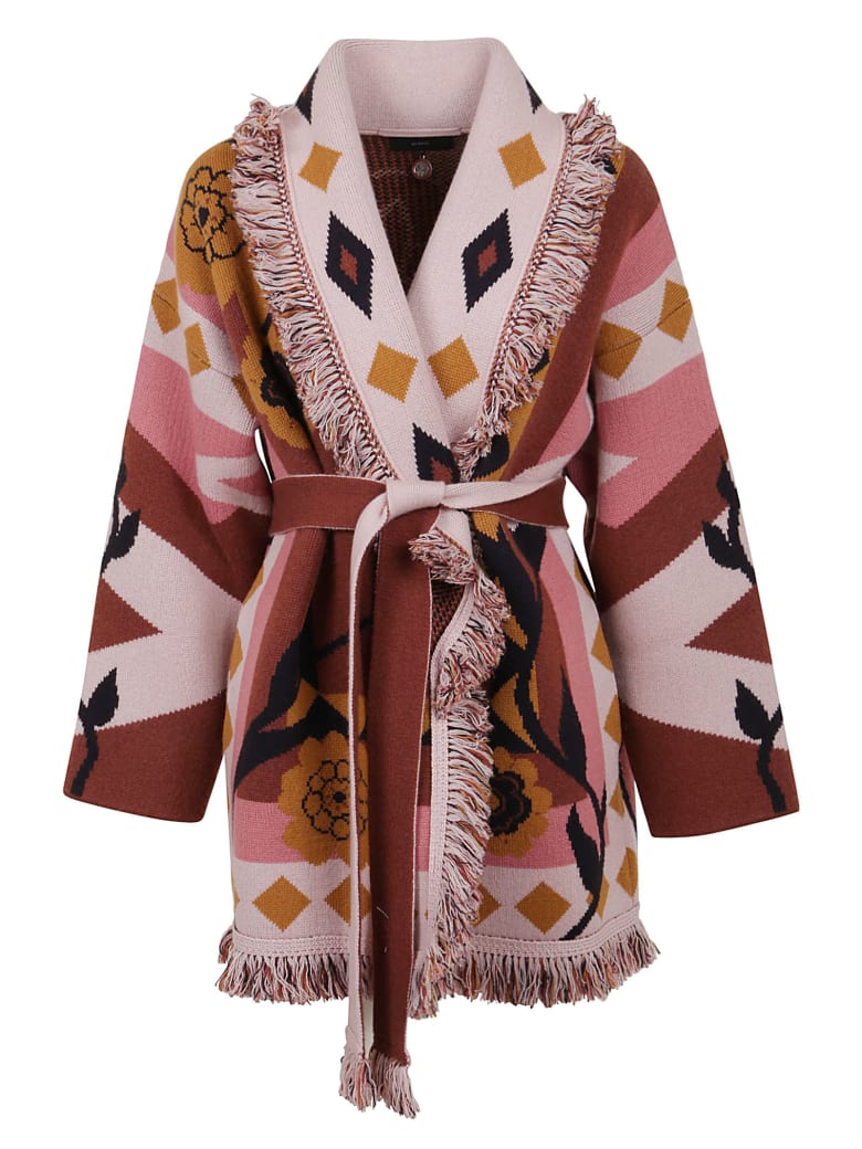 Alanui Desert Bloom Cardigan - Organdy Pi