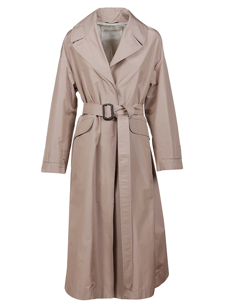 Max Mara Pink Technical Fabric Coat - Beige