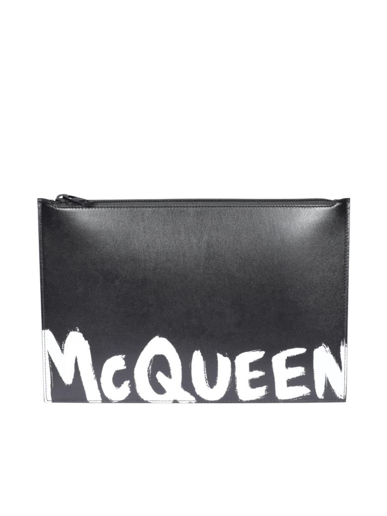 Alexander McQueen Logo Pouch - Black