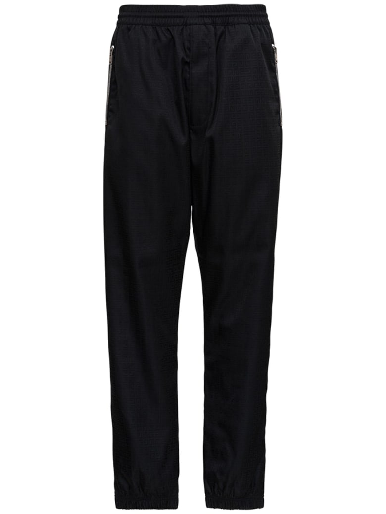 Givenchy Black 4g Nylon Pants - Black