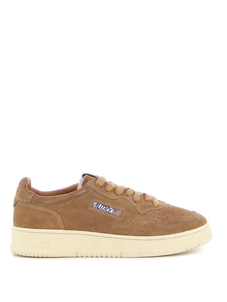 Autry 01 Low Suede - Caramel