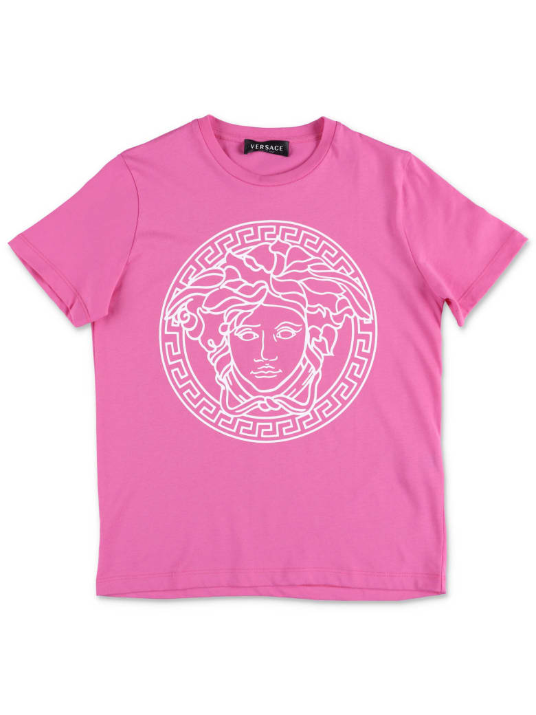 Versace T-shirt - Fucsia/bianco
