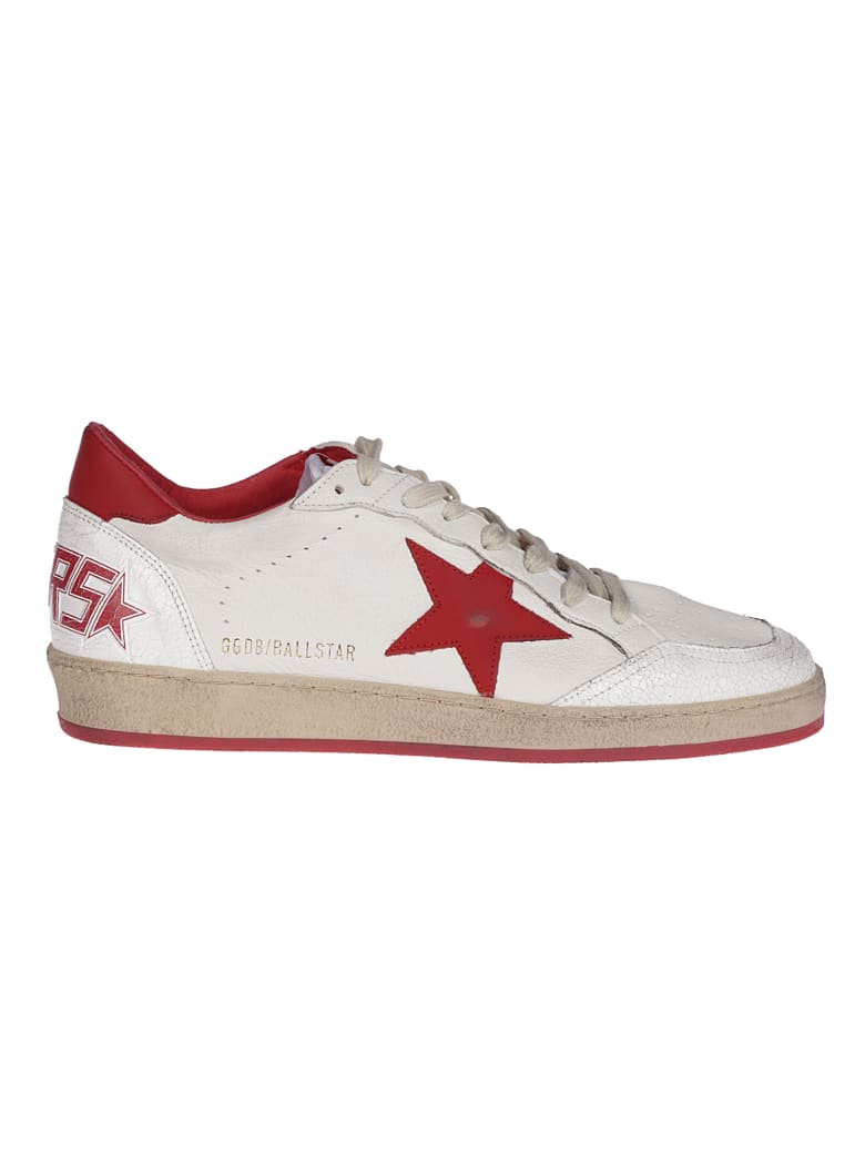 Golden Goose Ball Star Nappa Upper Matt Leather Star Crack Toe - 10275