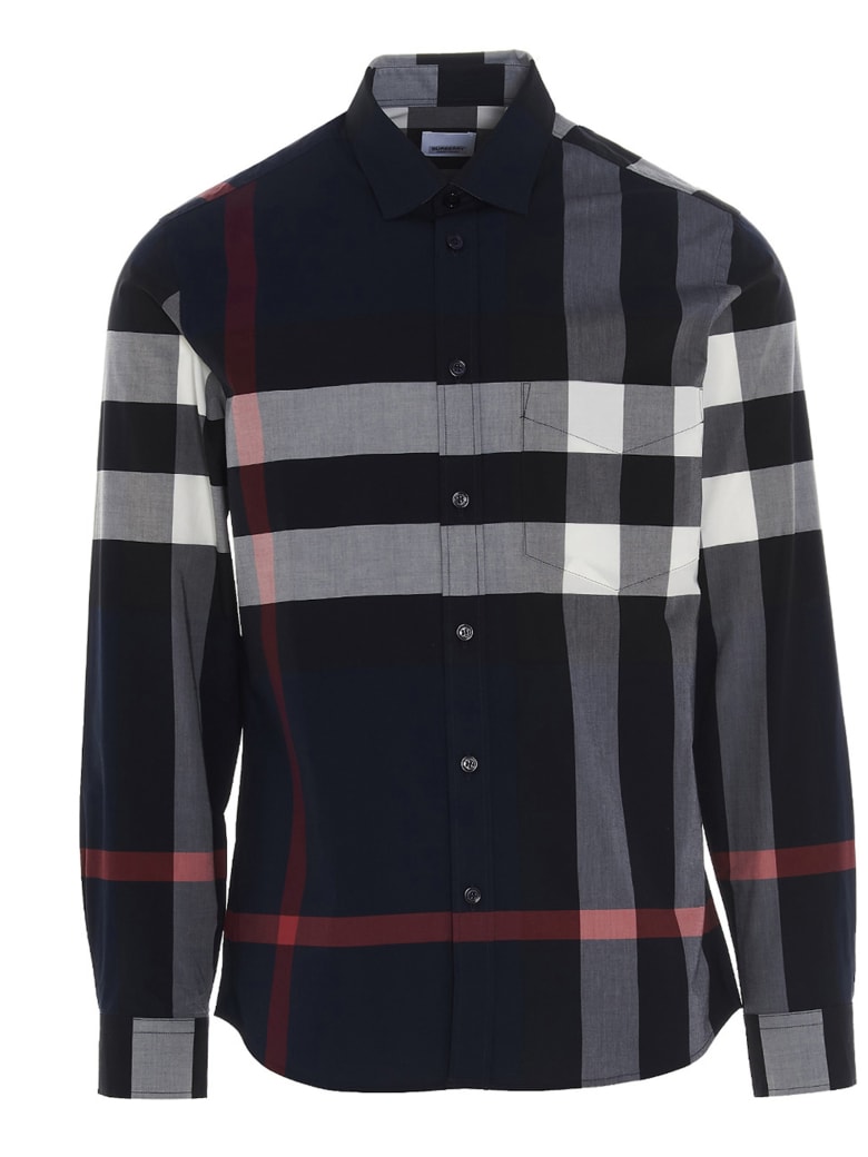 Burberry 'somerton' Shirt - Blue
