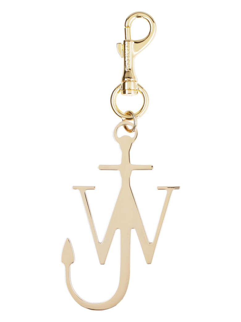 J.W. Anderson Anchor Gold Metal Key Ring Hook - Gold