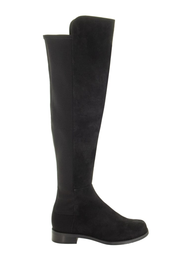 Stuart Weitzman 5050 - Over The Knee Suede Boot - Black