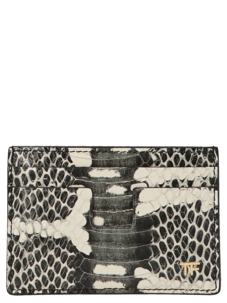 Tom Ford 't Line Classic' Cardholder - Black&White