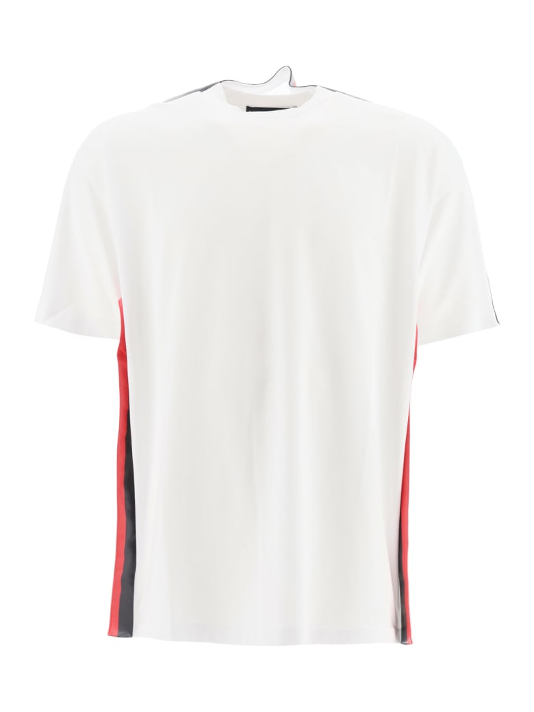Y/Project T-shirt With Two-tone Bands - WHITE GREY STRIPE (White)