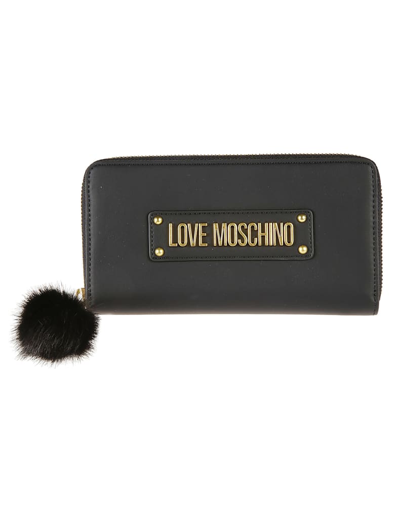 love moschino zip around wallet