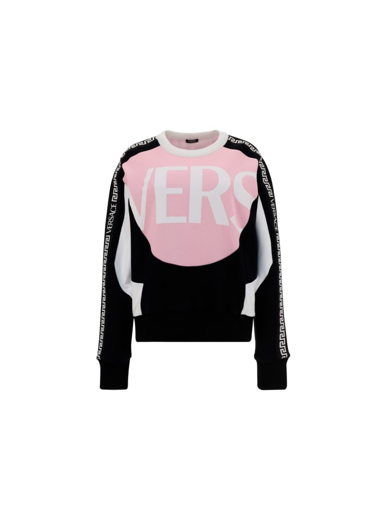 Versace Sweatshirt - Bianco+nero+rosa