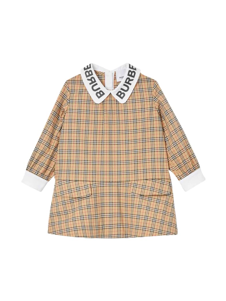 Burberry Check Newborn Dress - Check