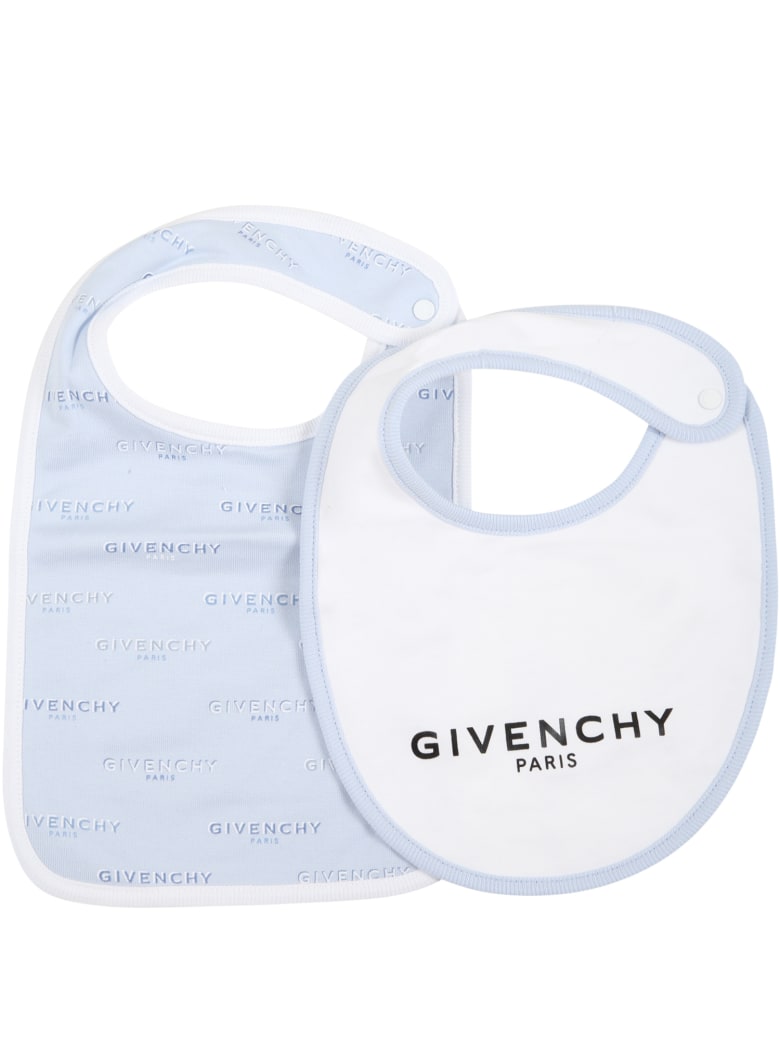 Givenchy Multicolor Set For Baby Boy With Logos - Light Blue