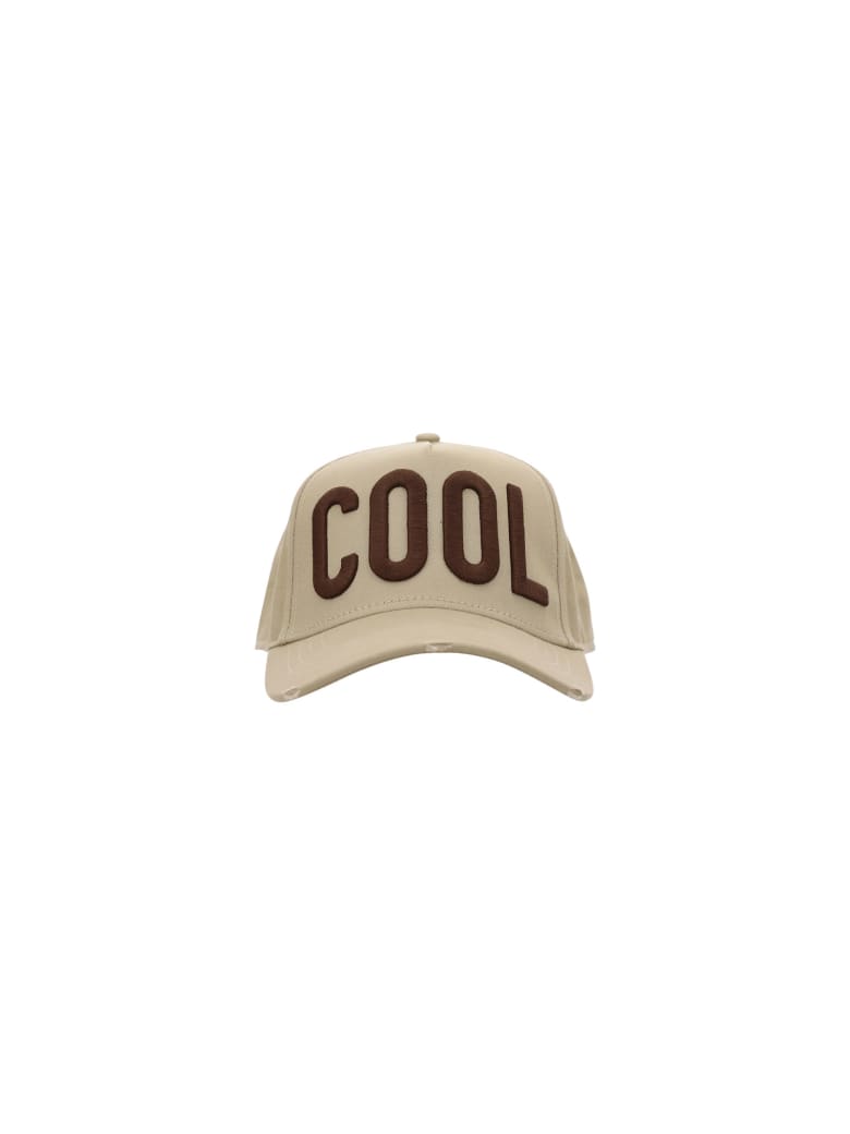 Dsquared2 Baseball Cap - BEIGE T MORO