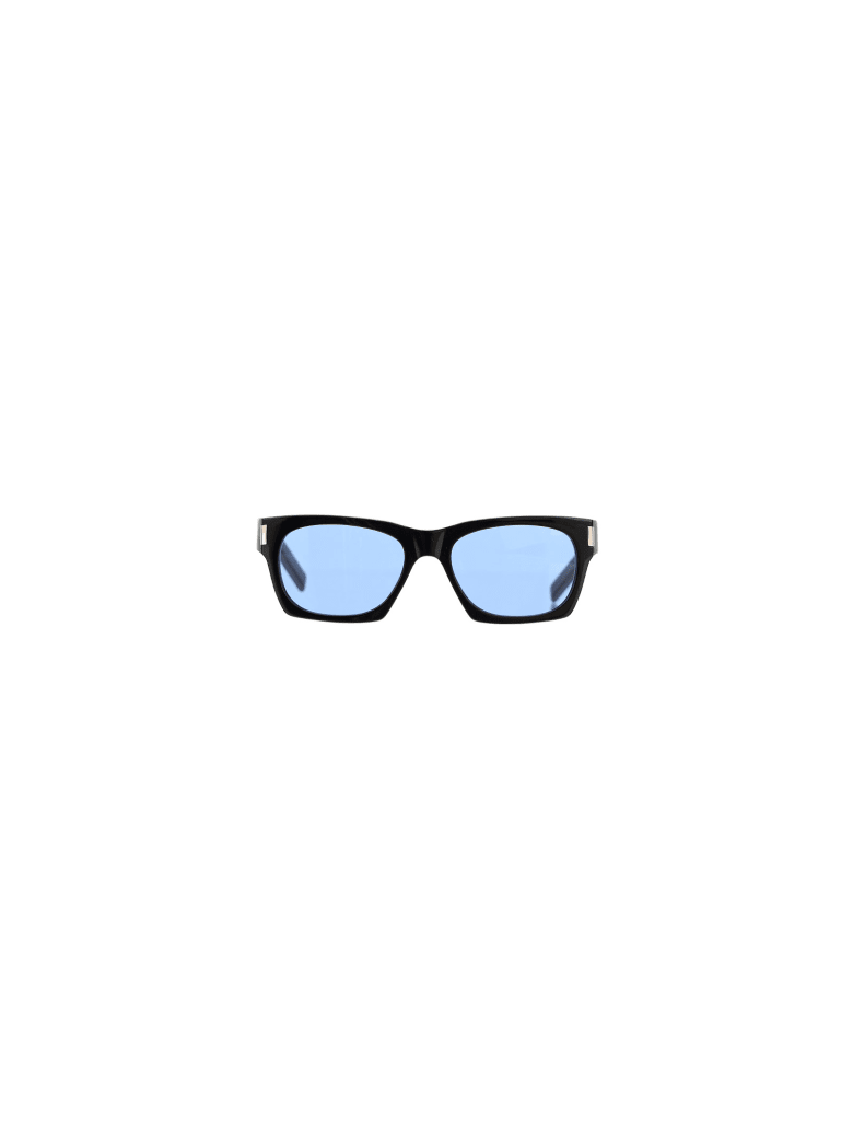 Saint Laurent Eyewear Saint Laurent 402 Sunglasses - Black black blue