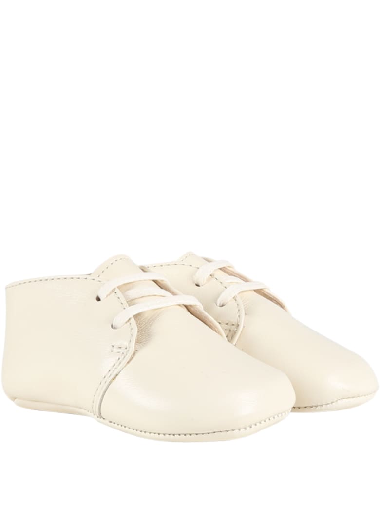 Gallucci Ivory Shoes For Babyboy - Ivory