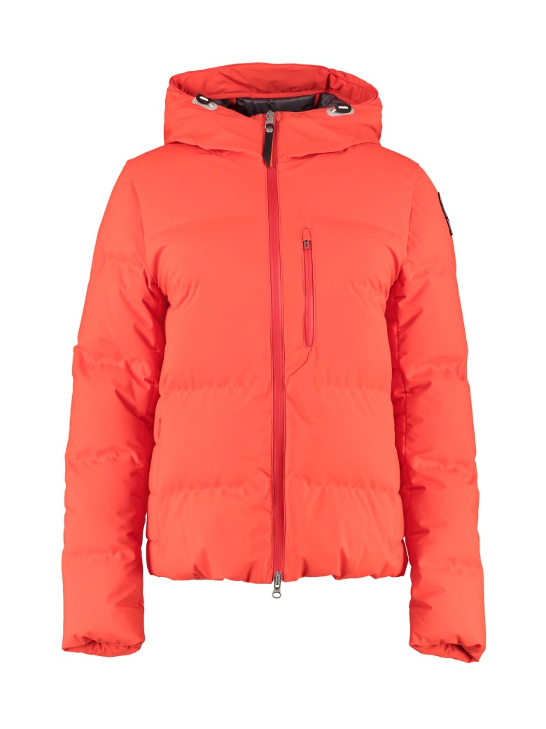 Parajumpers Kanya Hooded Short Down Jacket - Orange