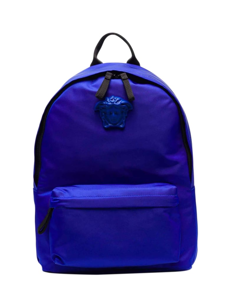 versace blue backpack