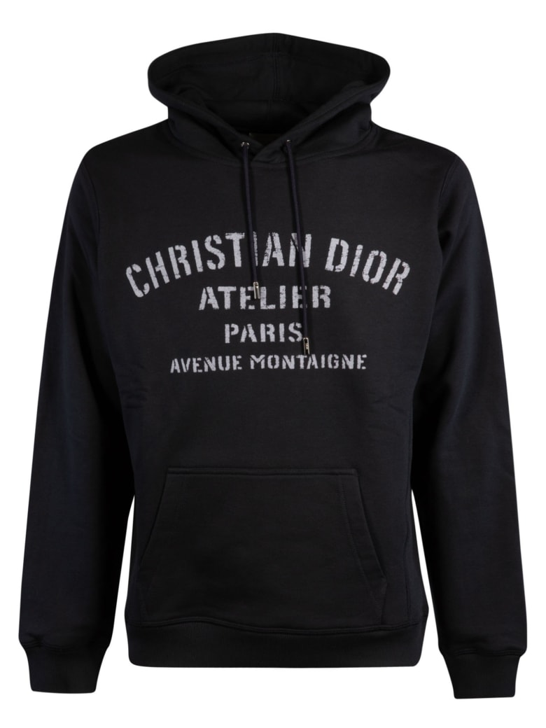 Christian Dior Logo Print Hoodie | italist, ALWAYS LIKE A SALE