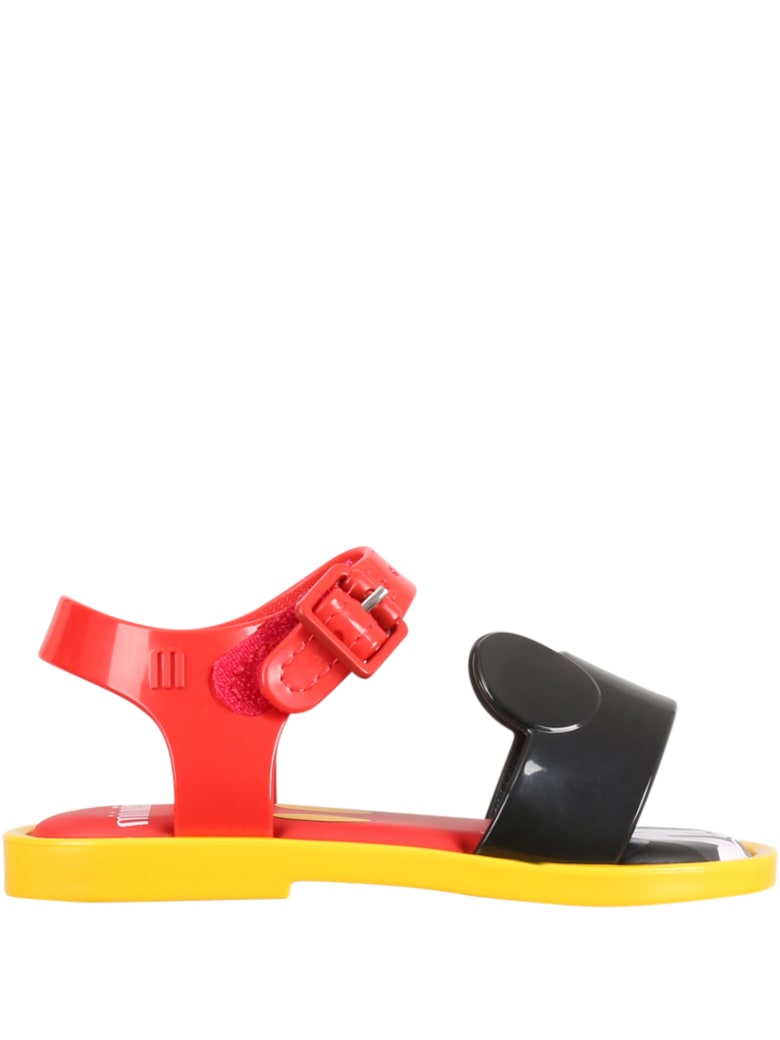 Melissa Multicolor Sandals For Kids - Red