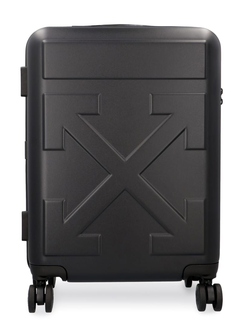 Off-White Polycarbonate Hardshell Suitcase | italist