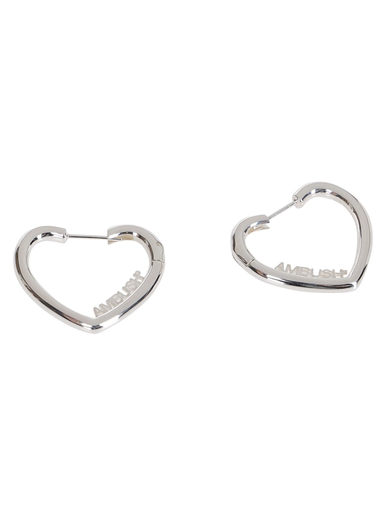 AMBUSH Silver-tone Steel Earrings - SILVER