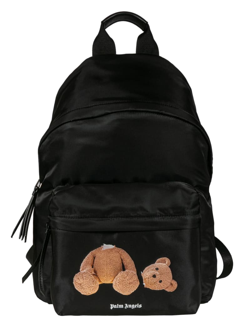 Palm Angels Bear Backpack - Black Brown