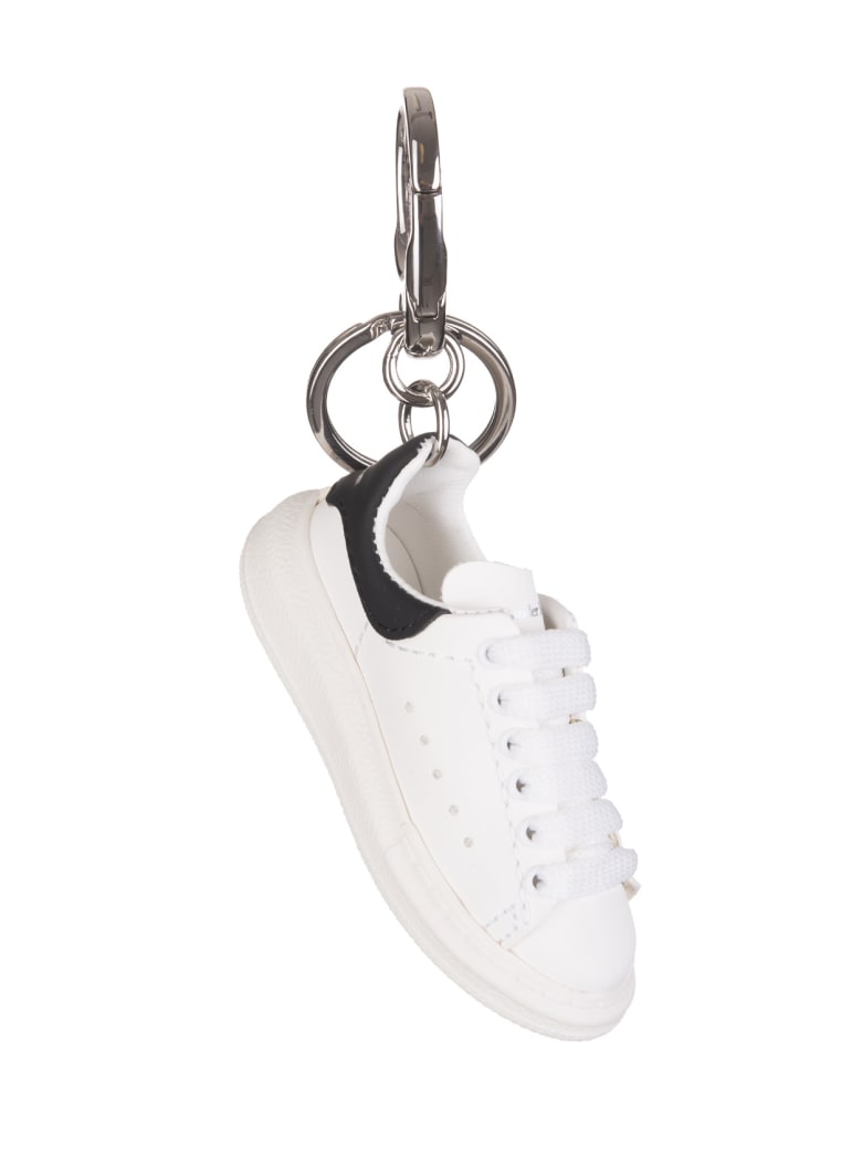 Alexander McQueen Oversize Sneakers Keyring - White/black