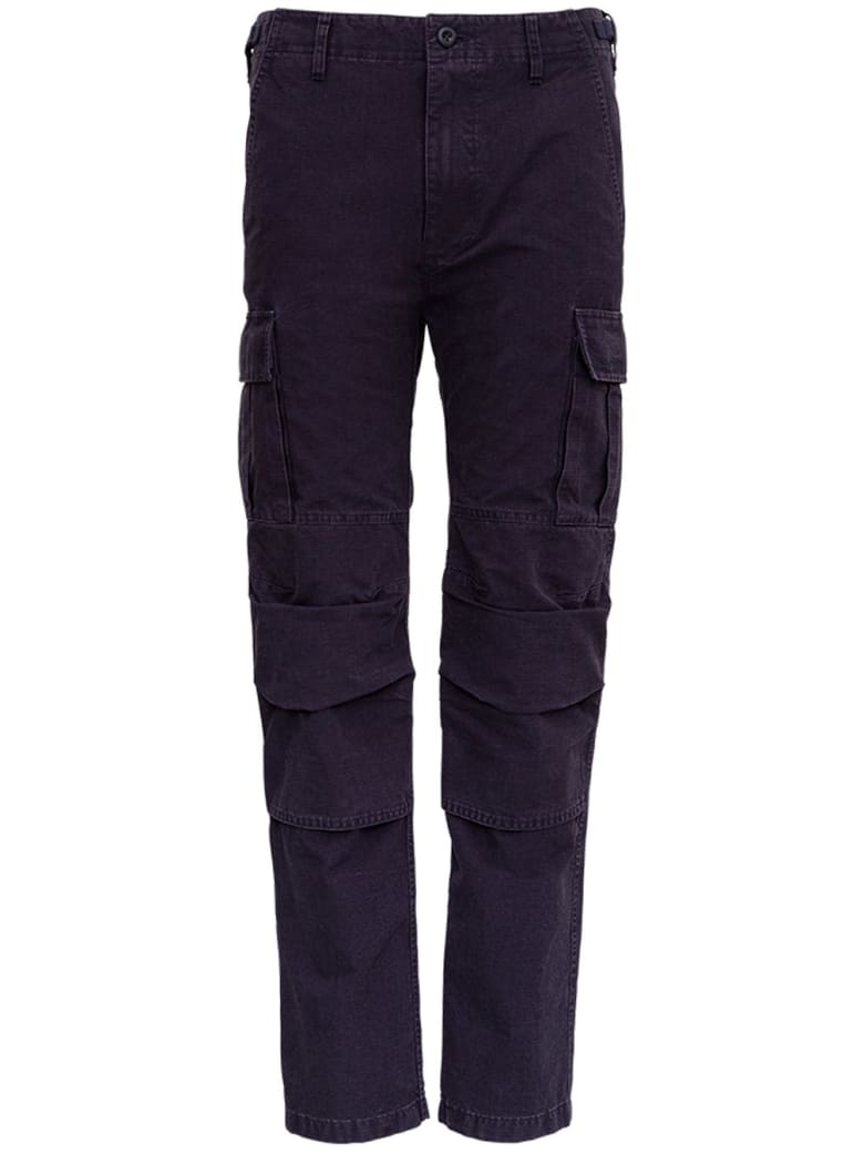 navy cargo jeans balenciaga