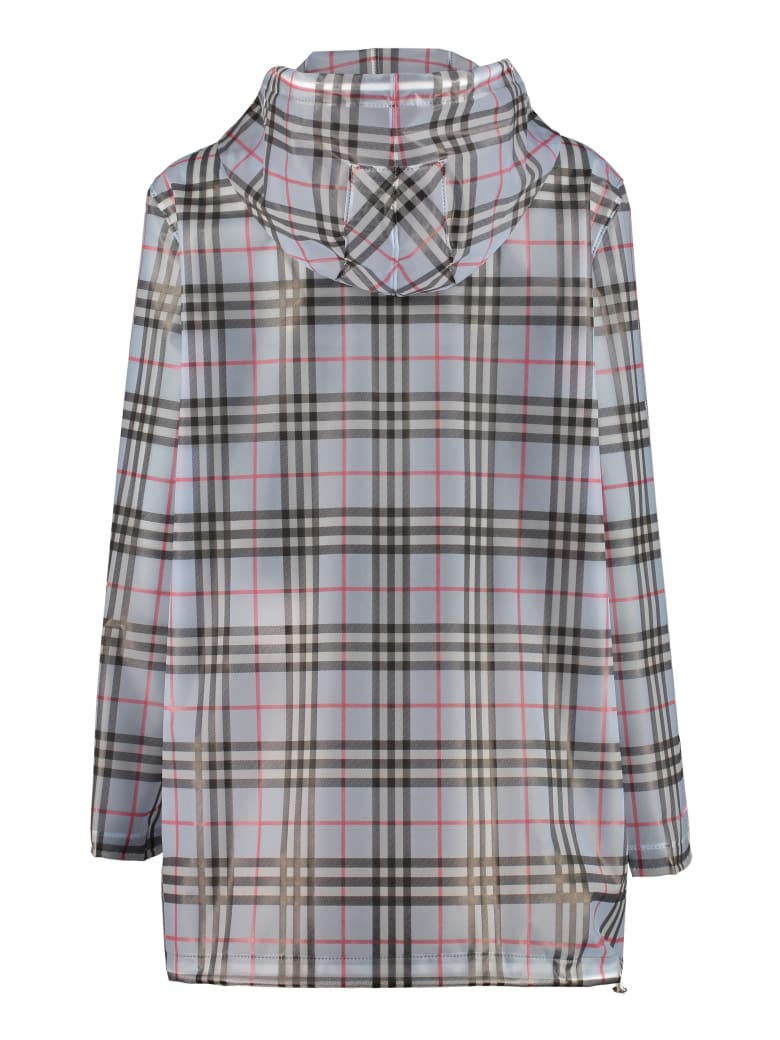 burberry plaid raincoat