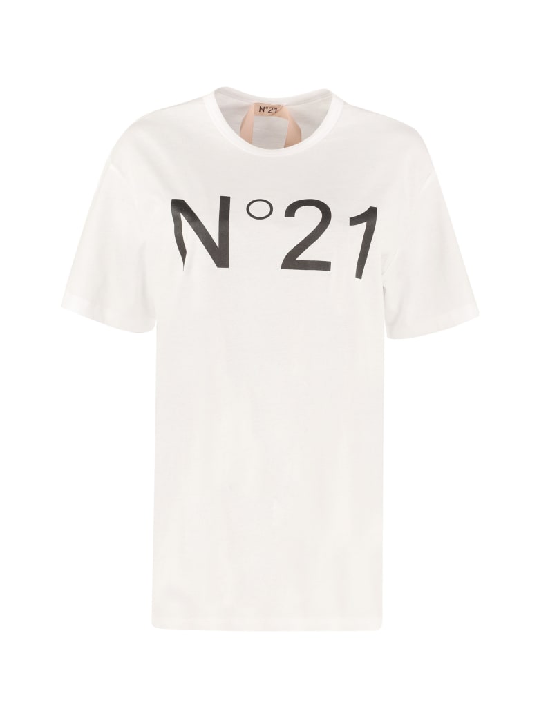 N.21 Cotton Crew-neck T-shirt - Biancoottico