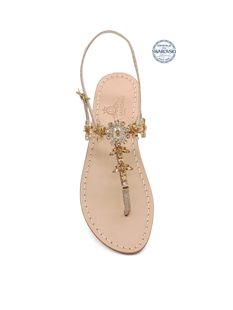 Dea Sandals Marina Grande Flip Flops Thong Sandals - amber