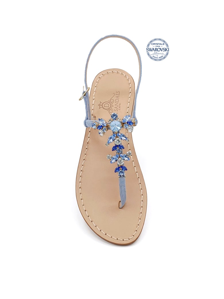 Dea Sandals Scopolo Jewel Thong Sandals - light blue