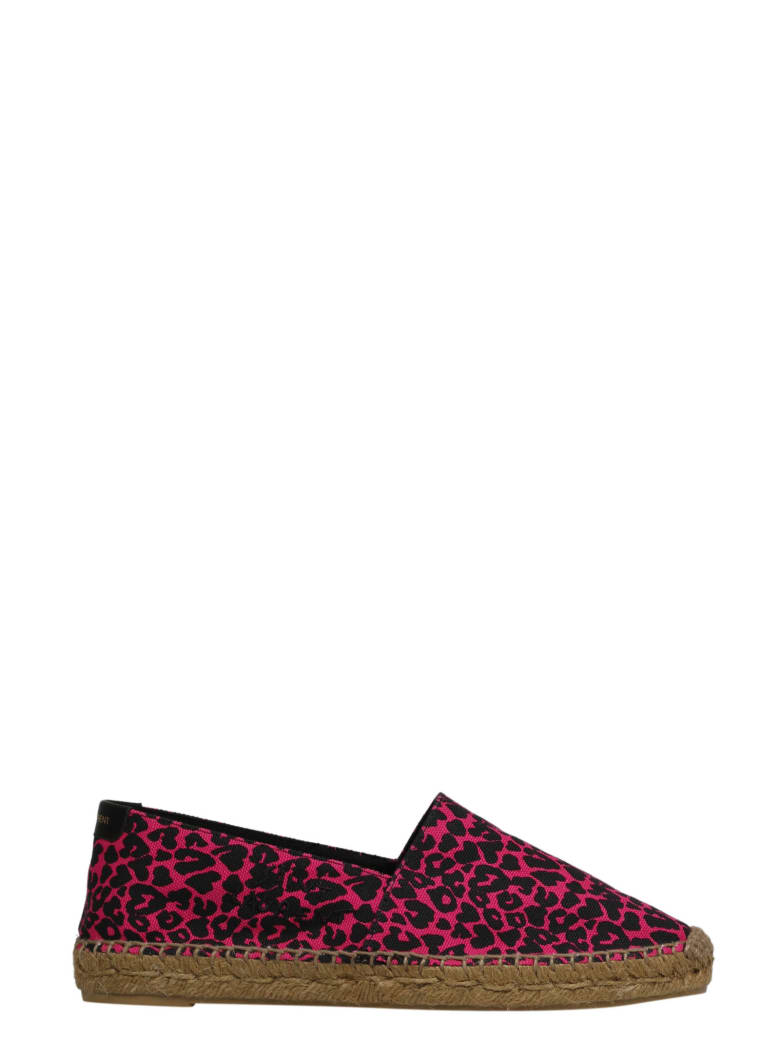 Saint Laurent Signature Sl Espadrille - Pink & Purple