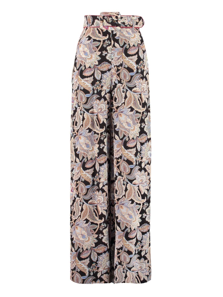 Zimmermann Printed Silk Pants | italist, ALWAYS LIKE A SALE