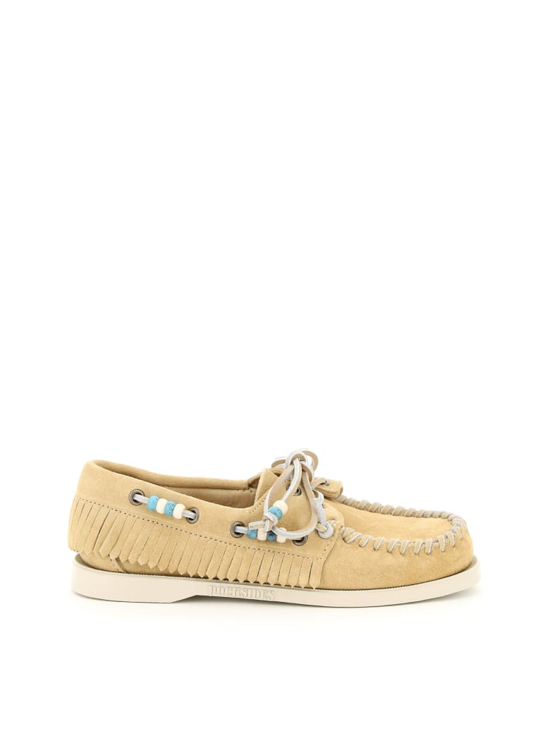 Alanui Dockside And Sebago Collaboration Loafers - Beige