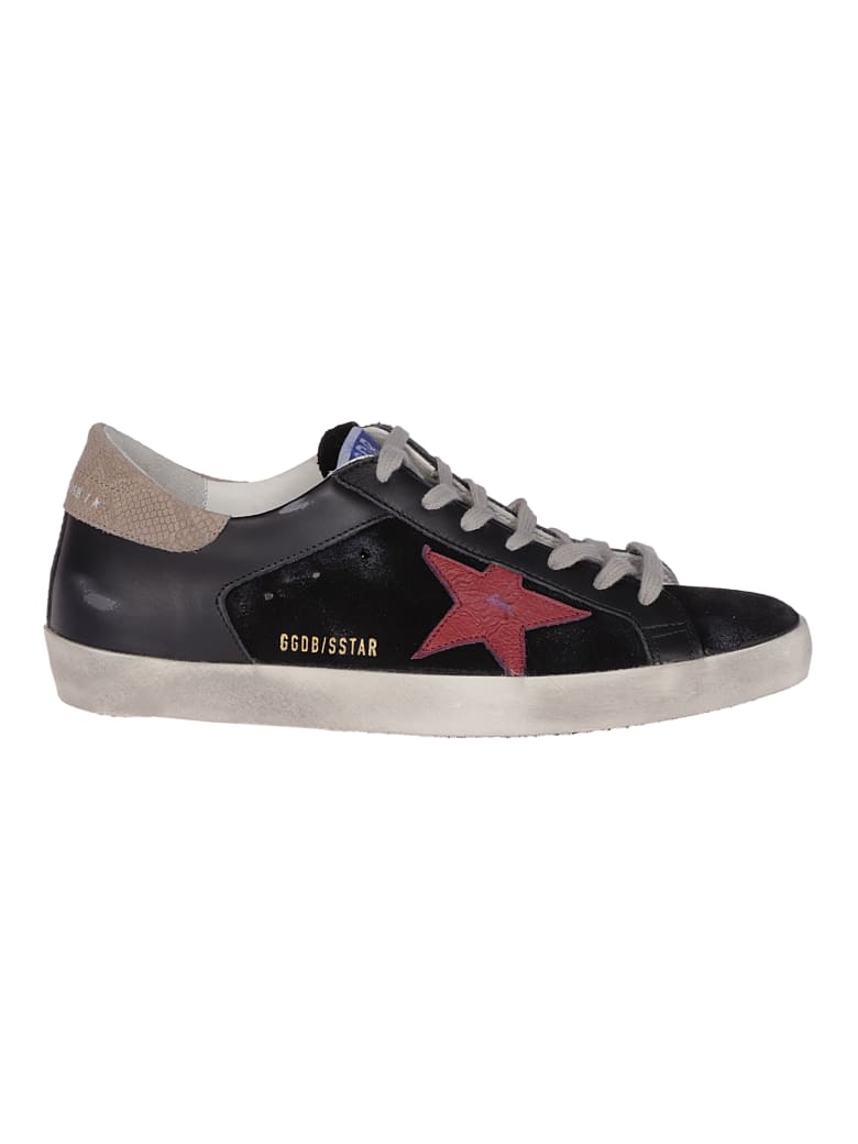 Golden Goose Superstar Suede And Leather Upper Crac Star Python - 90280