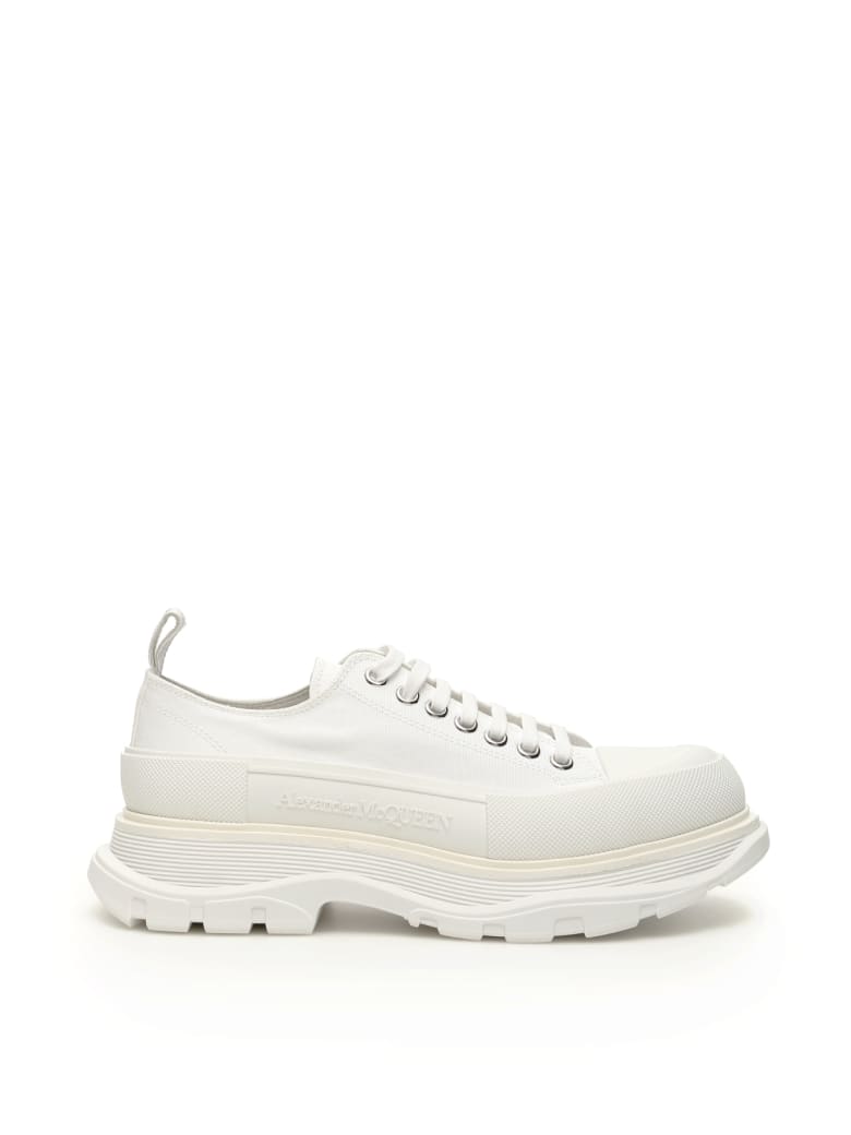 Alexander McQueen Tread Sleek Lace-ups - Bianco