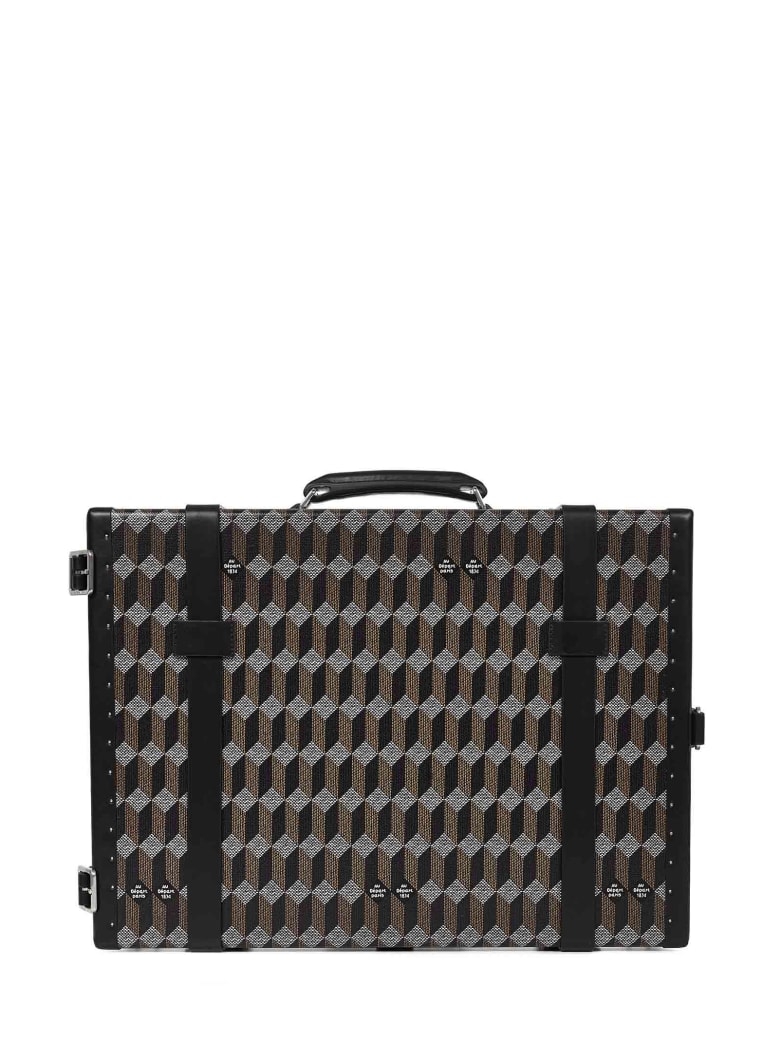 Au Départ Au Depart Paris Ps4 Trunk Suitcase - Brown
