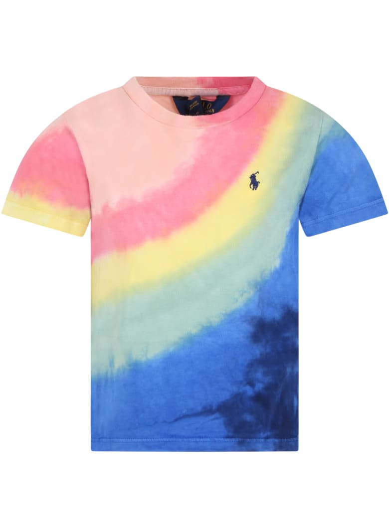 Ralph Lauren Multicolor T-shirt For Girl - Multicolor