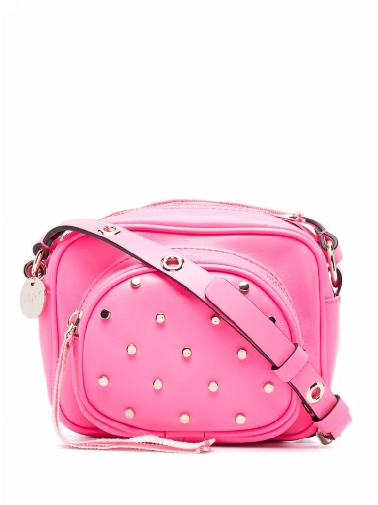 Praktisk tæt elite RED Valentino Pink Leather Crossbody Bag With Studs | italist