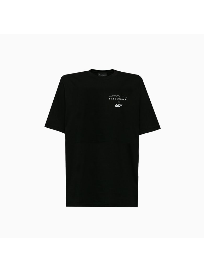 Throwback T-shirt Tbt-007logo - Black