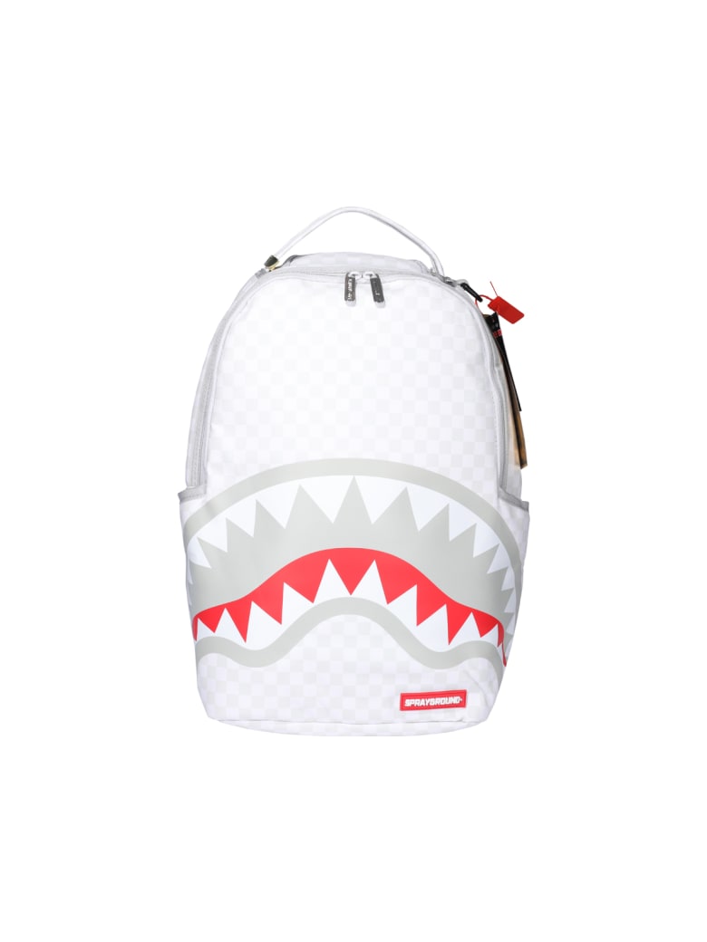 Sprayground Sharks Of Paris Backpack - White