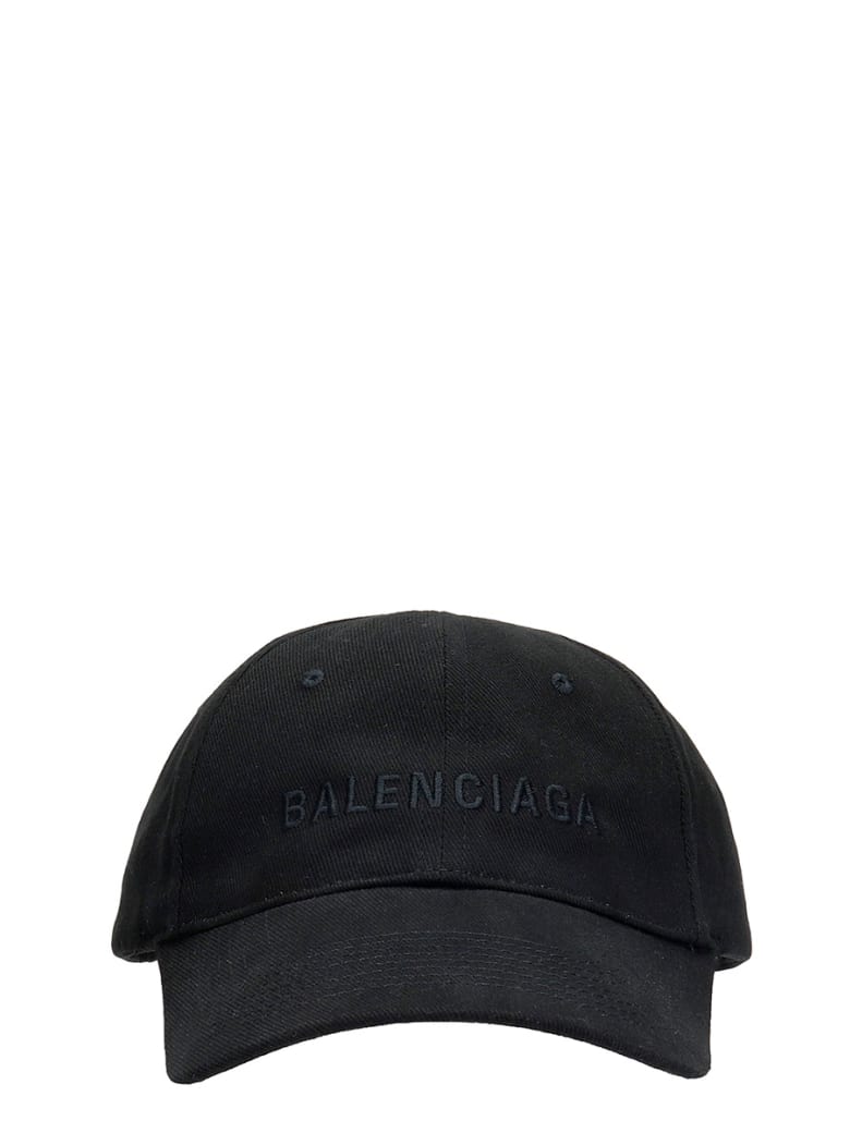 Balenciaga Hats In Black Cotton - black