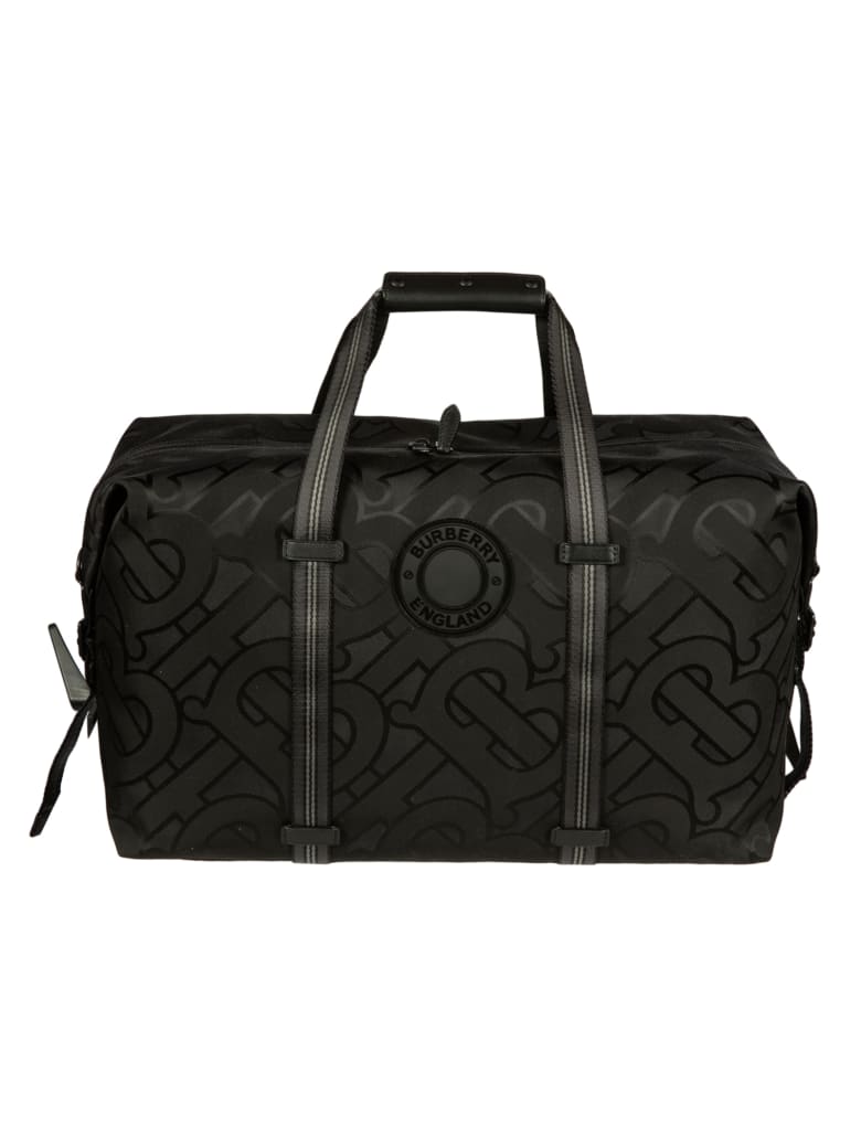 Burberry Logo Motif Holdall - Black