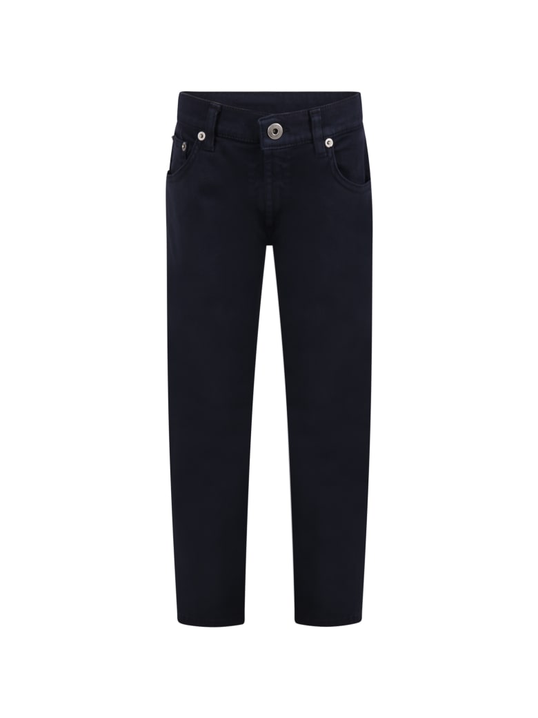 Dondup Blue ''mithic'' Jeans For Boy - Blue