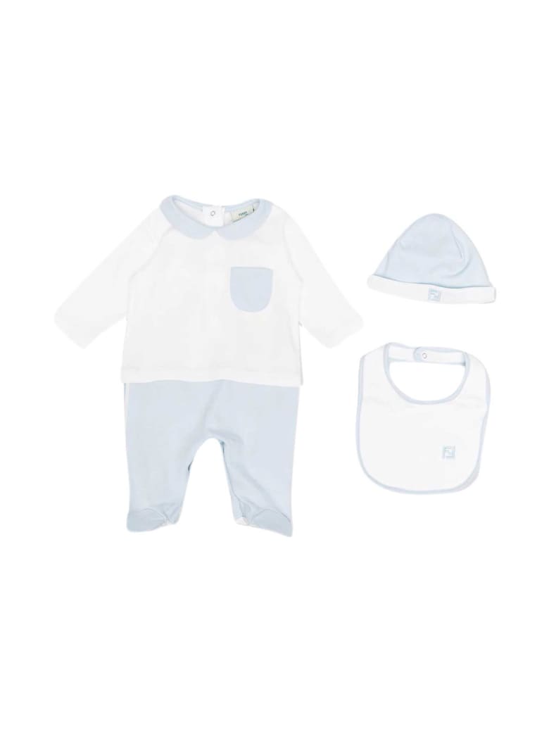 Fendi Blue Baby Set - Azzurro