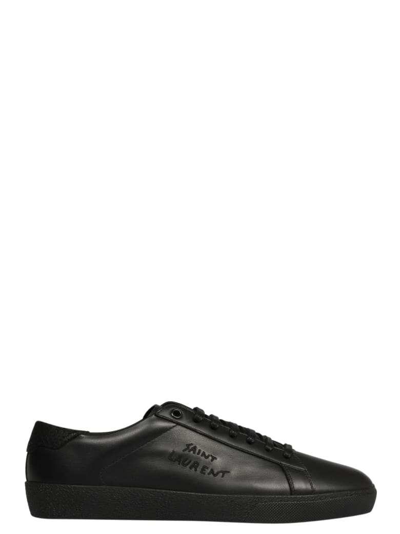 Saint Laurent Signature Court Classic Sl/06 Sneakers - Black