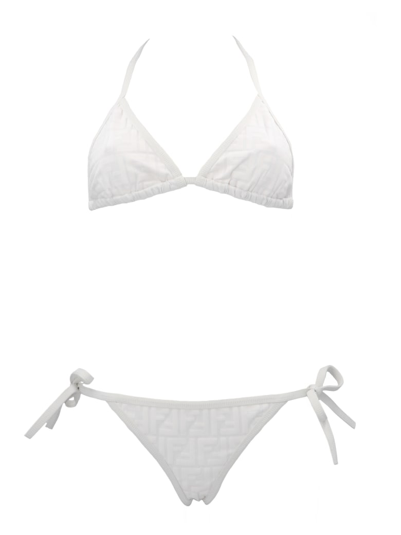 fendi bikini white