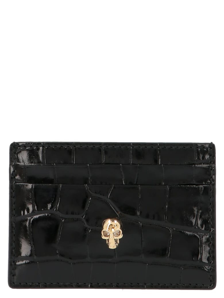Alexander McQueen 'skull' Cardholder - Black